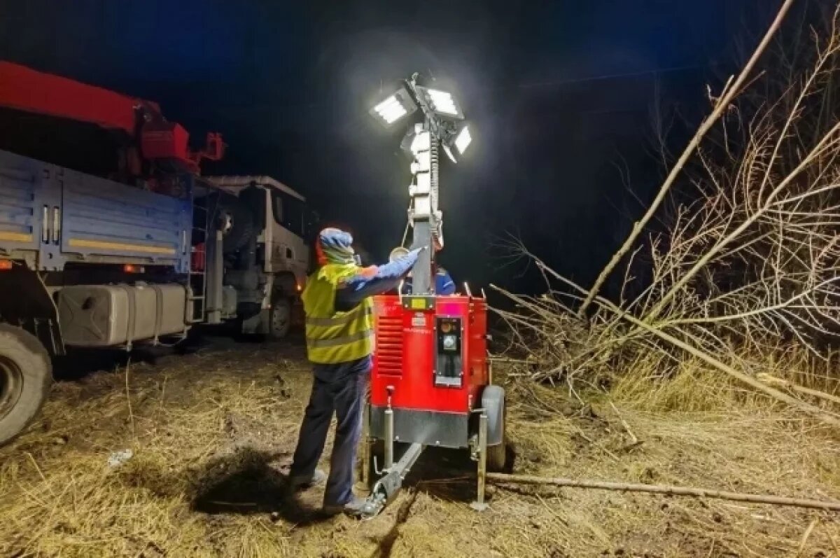    В Ростовской области восстановили электроснабжение после субботней непогоды