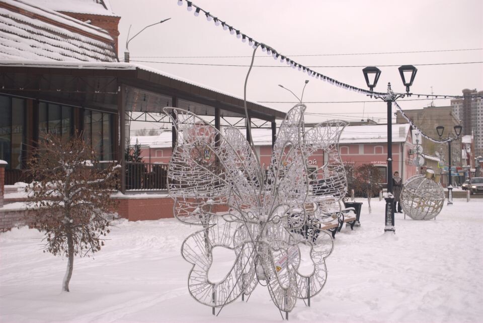    Украшение ул. Мало-Тобольской. Источник: Елизавета Жаринова/«Толк»