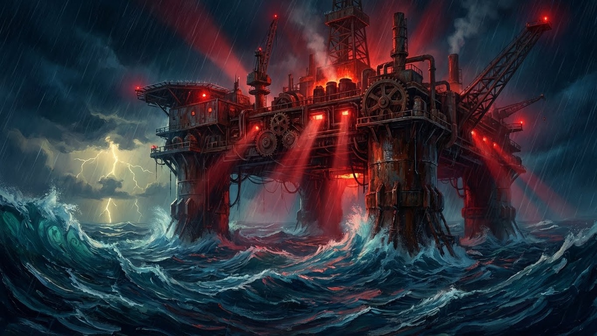 Стальная крепость посреди ледяного ада. Здесь природа — не единственный враг.