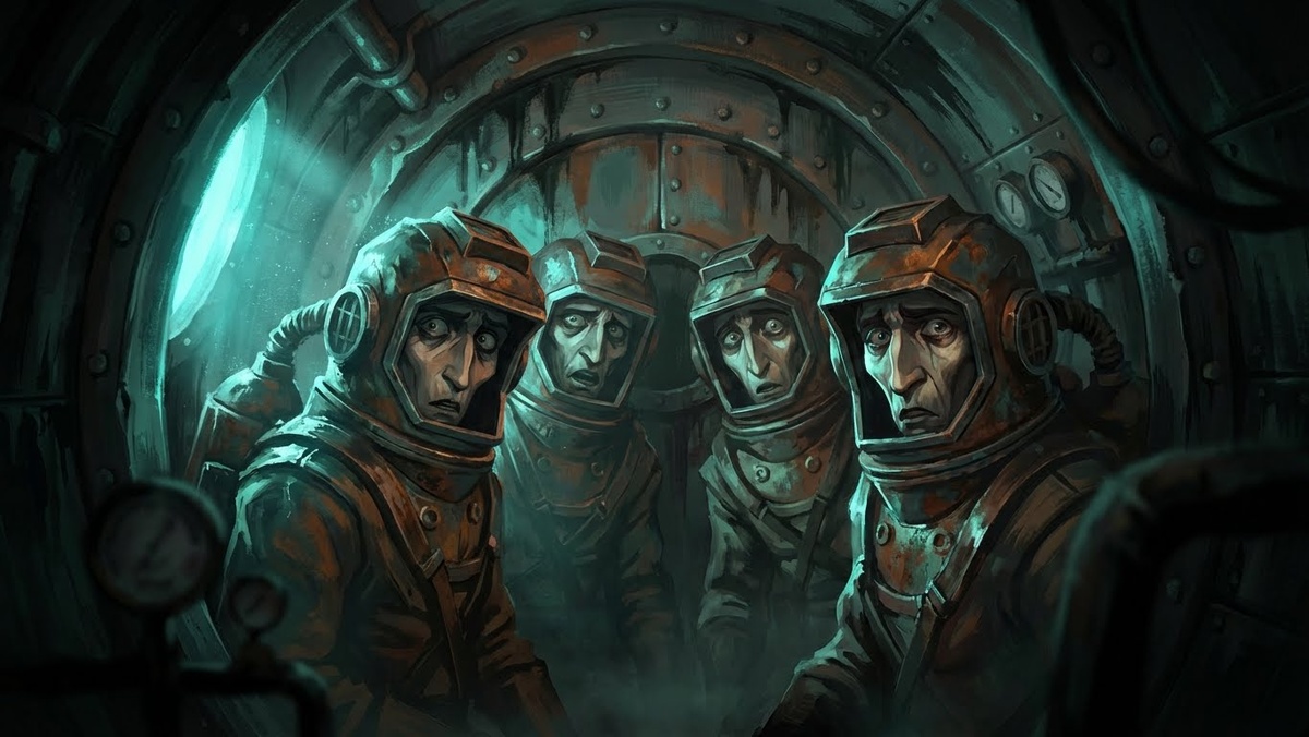 Четыре человека, запертые в стальной банке. Они еще не знают, что главный замок находится снаружи.