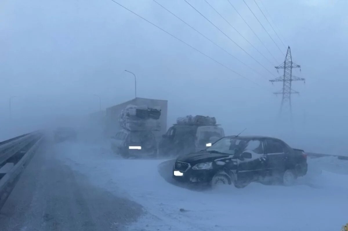    Четыре человека пострадали в ДТП под Тольятти в метель