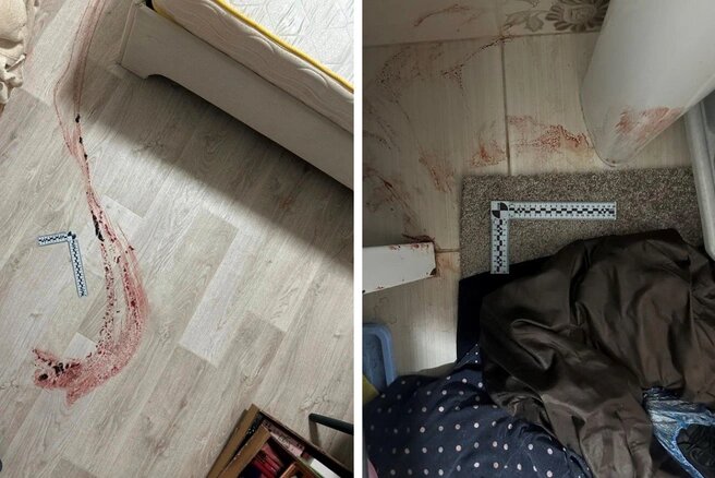 Фото с места преступления.