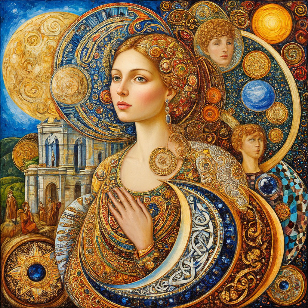 Аэлита Руссо_Постигая жизнь (цифровая картина)