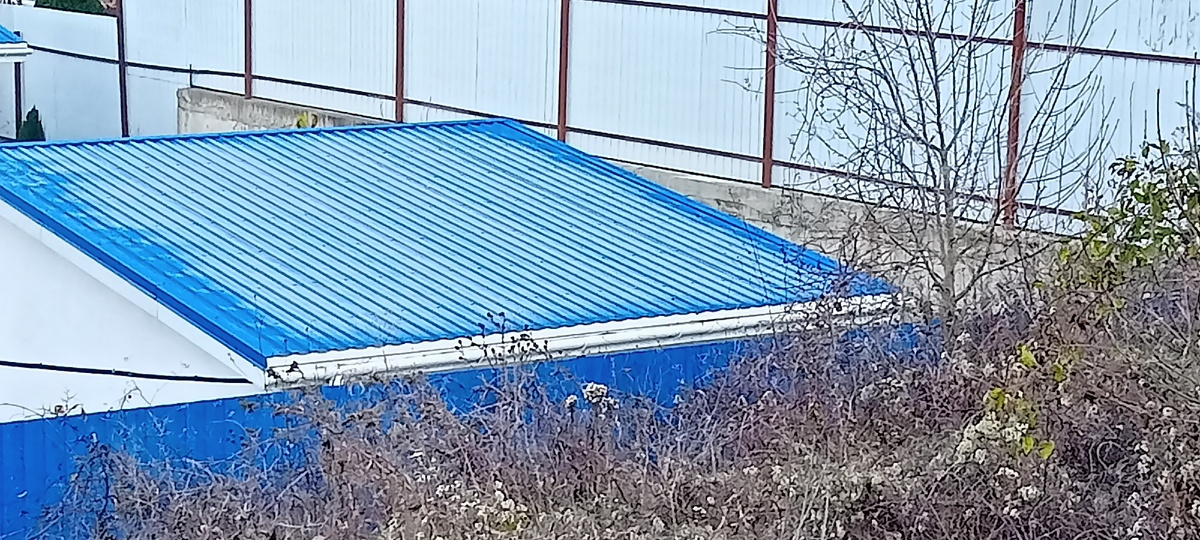 Моя крыша в инее