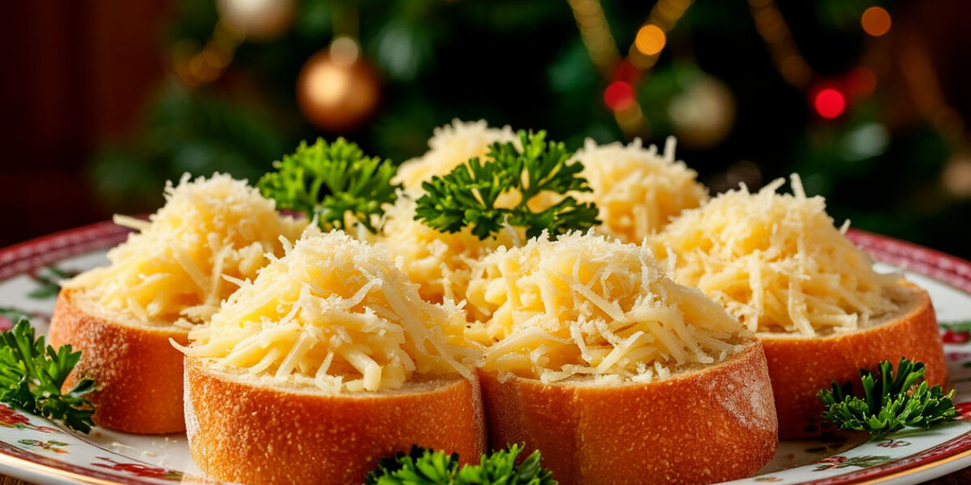 Аппетитная и простая закуска из багета с грибами — что-то новенькое на Новый год