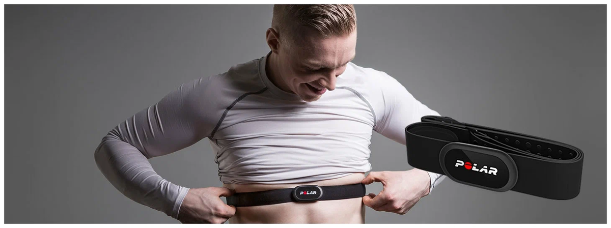 Пример нагрудного пульсометра от бренда Polar. Источник: polar.com