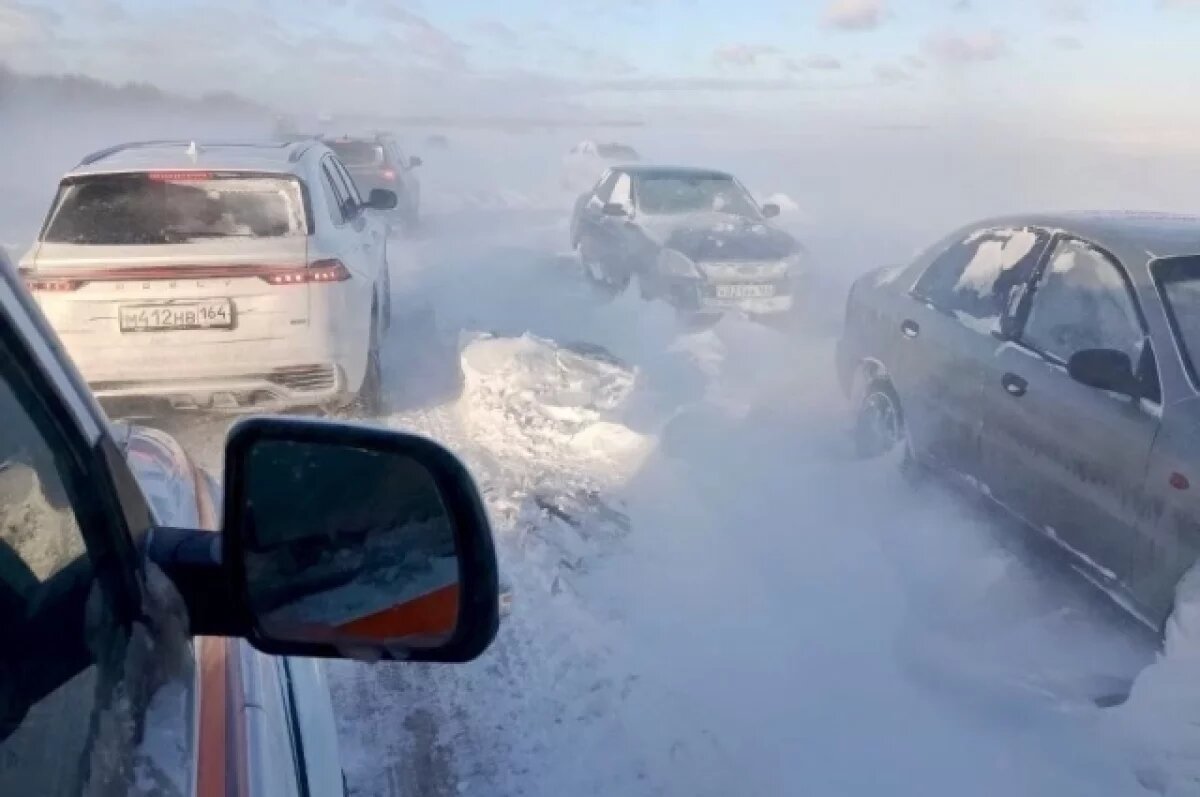    Открыто движение на участке саратовской трассы у села Безымянное