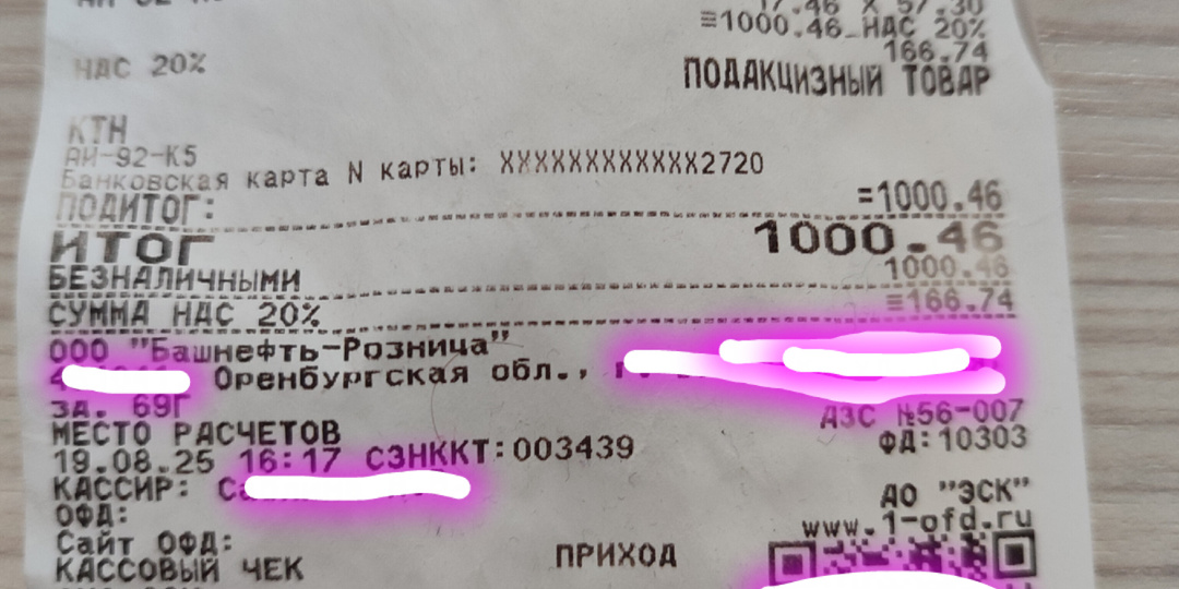 Актуальная задача о цене бензина