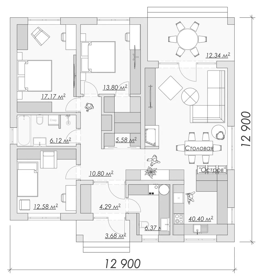 Оригинальная планировка