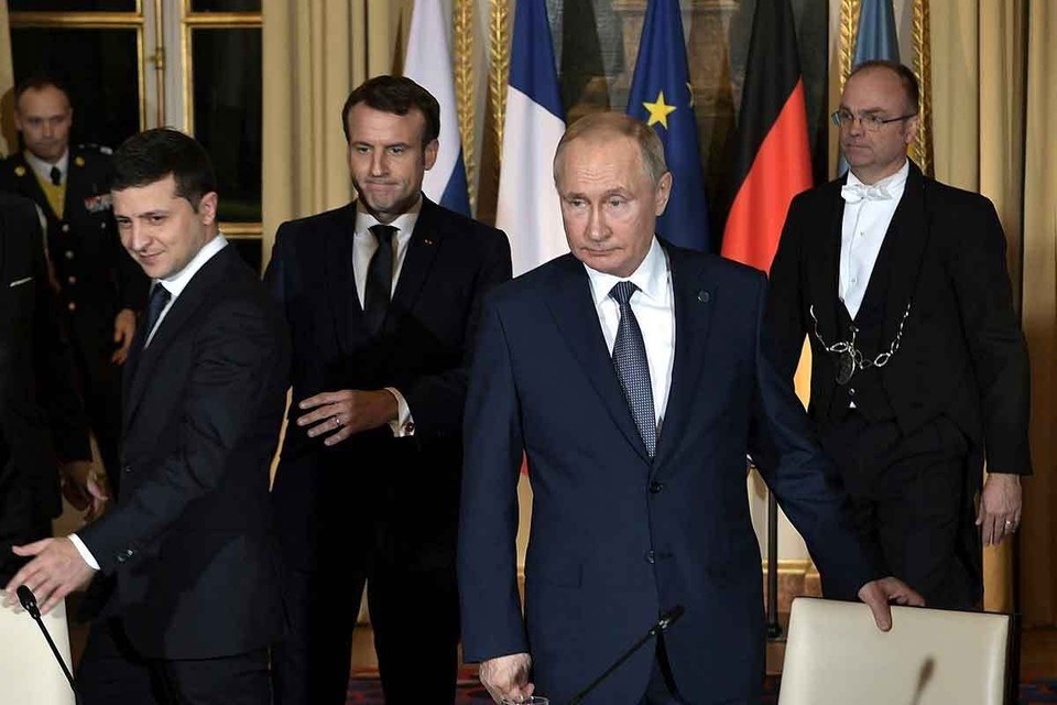    Встреча Владимира Путина и Зеленского в 2019 году GLOBAL LOOK PRESS