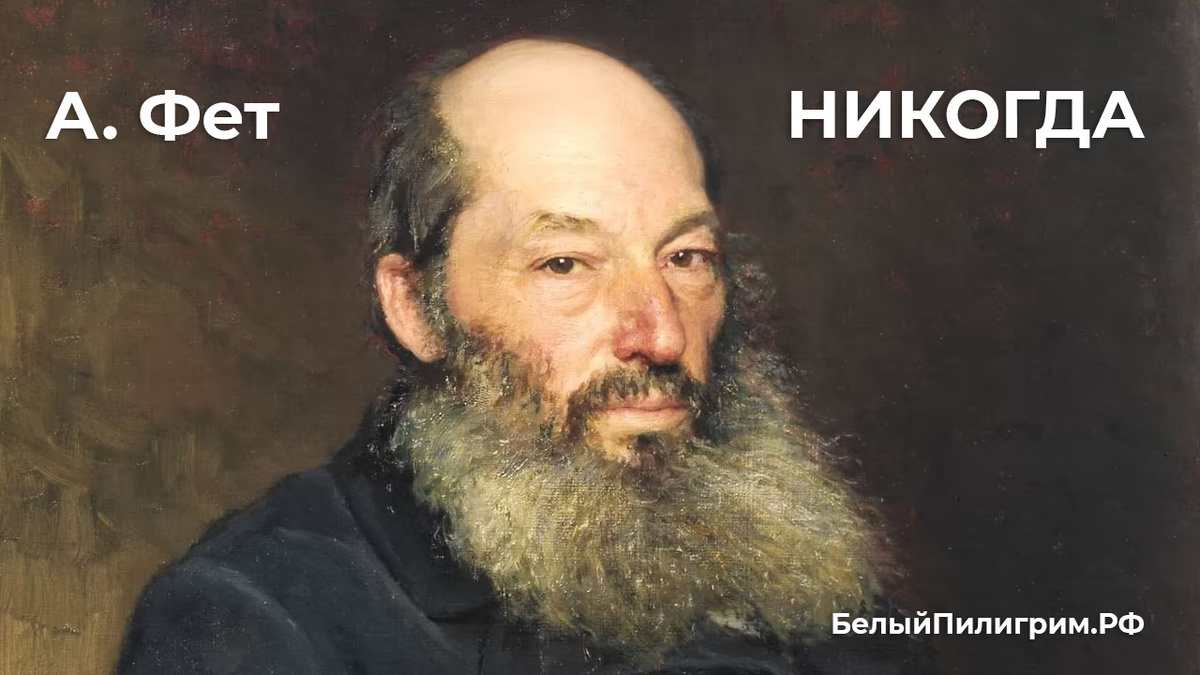 Песня на стихотворение Афанасия Фета «Никогда»