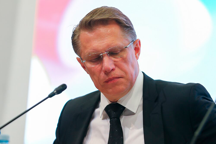    Глава Минздрава Михаил Мурашко. Фотограф: Сергей Ведяшкин/Агентство "Москва"