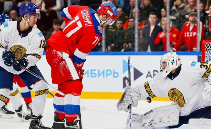 Россия легко победили Казахстан в Новосибирске. Фото: соцсети