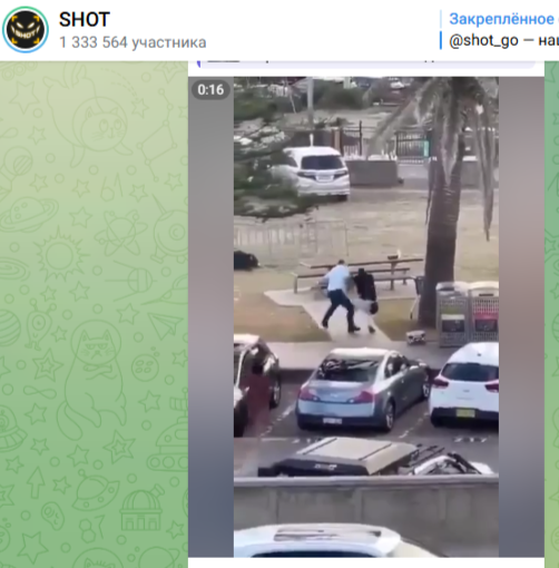    Фото: скриншот Telegram/SHOT