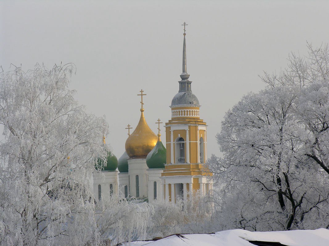 Зимняя Коломна. Изображения взяты в открытом доступе в сети Интернет