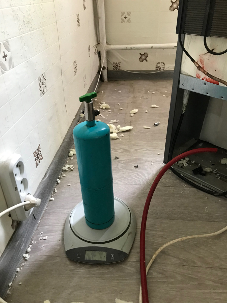 Заправка по весам