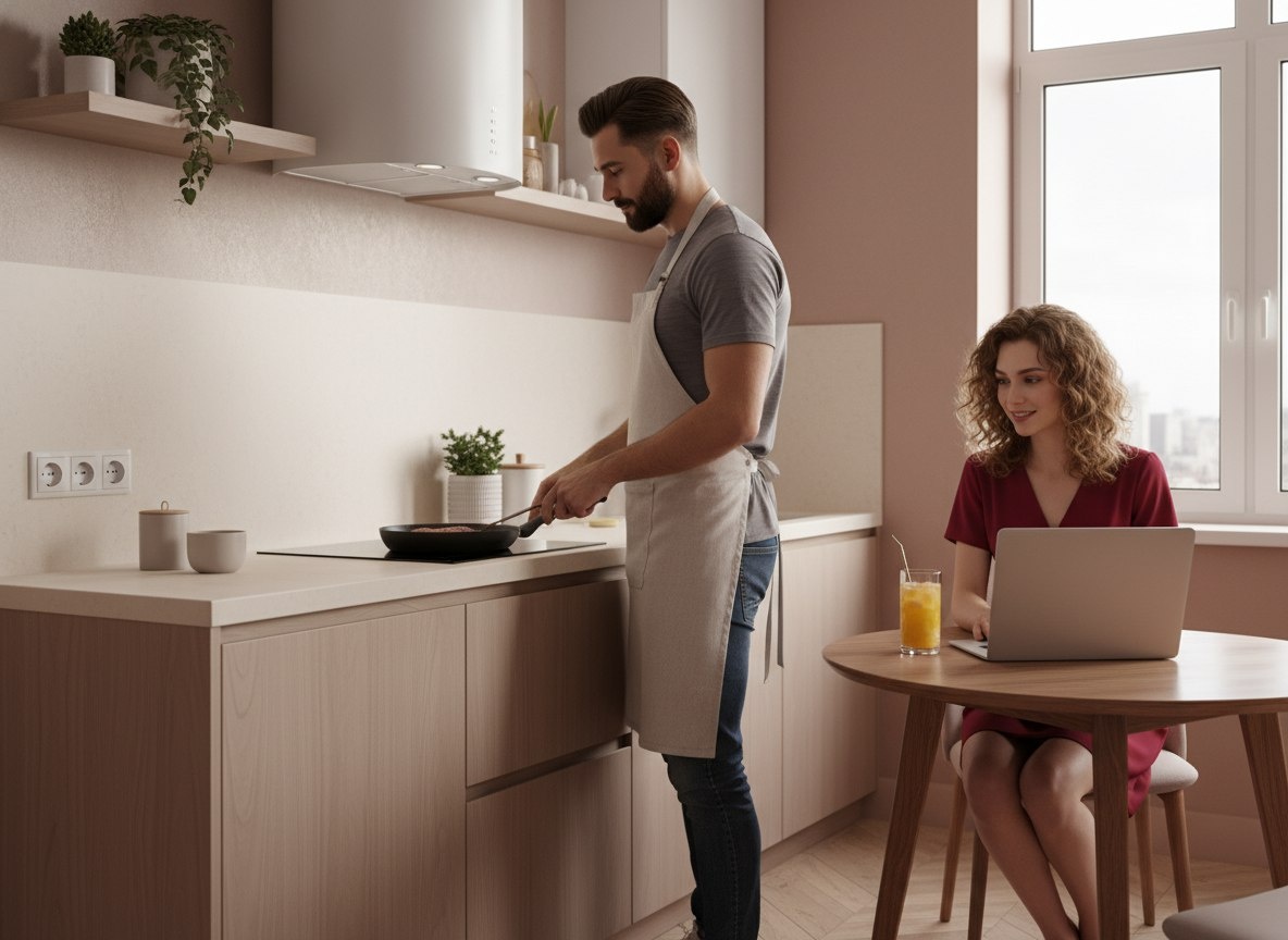 Отдохни дорогая, ужин через 5 минут