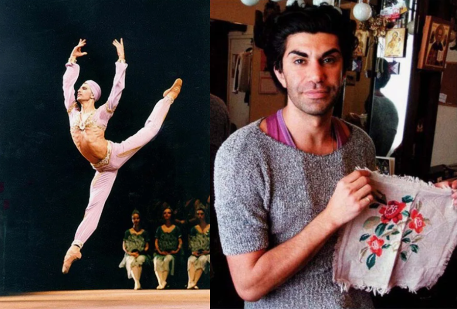 Цискаридзе и его хобби вышивание, фото из открытого источника яндекс картинки