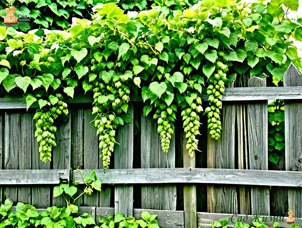 Хмель как новогоднее украшение