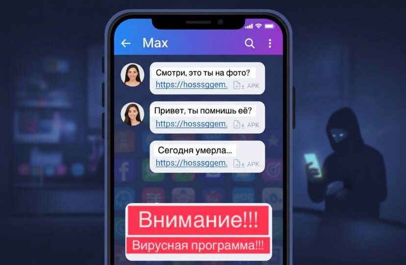 Волна вирусных рассылок в MAX захлестнула барнаульцев