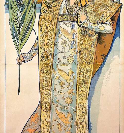 Альфонс Муха - графический дизайн в стиле арт-нуво!