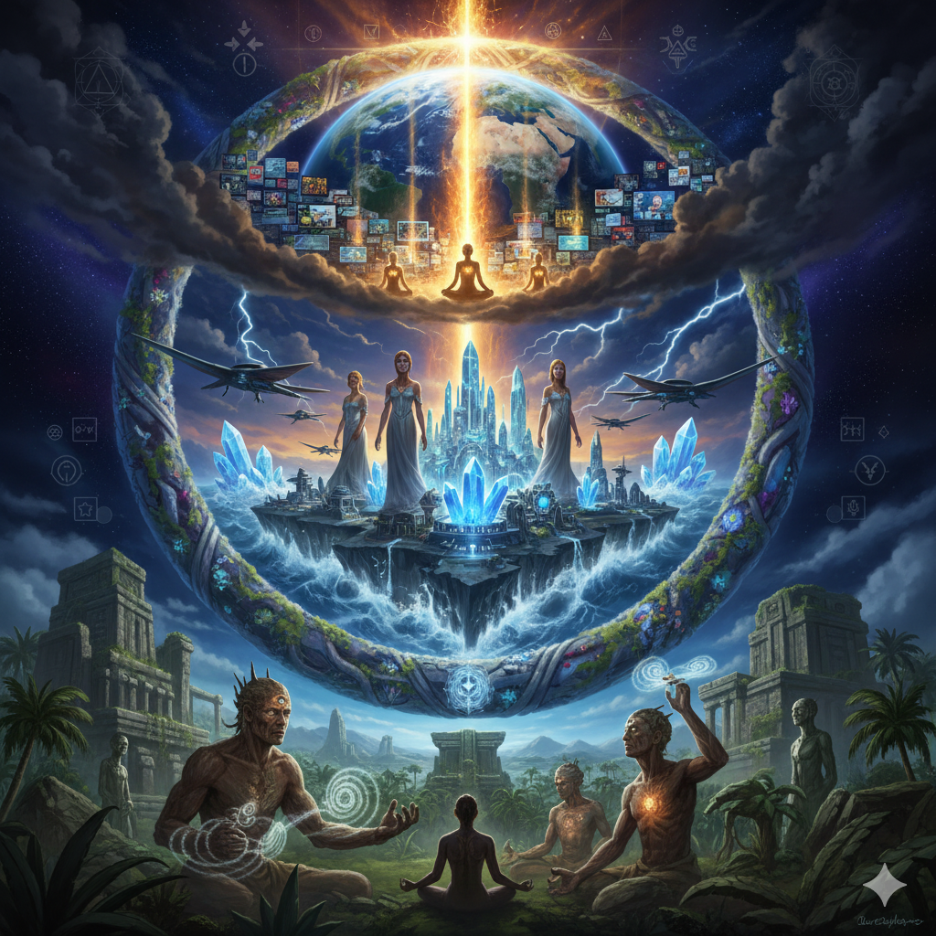 ​Введение: Время, Эволюция и Сознание.         ​Человечество — это не статический, а циклически развивающийся проект. Наши предки, обладавшие глубоким знанием о Законах Космоса, понимали, что жизнь на Земле проходит через Великие Циклы и Ступени эволюции. Каждая такая эпоха формирует не просто новую внешность, но и новую, доминирующую способность сознания.​Понимание этих Ступеней даёт ключ к осознанию того, почему в наше время мир кажется таким нестабильным и почему Система Контроля (тот самый Лабиринт), который мы анализировали, становится максимально плотным. Это признаки того, что мы стоим на пороге перехода, когда старые энергии и принципы уходят, а на смену им приходят новые, Огненные возможности.