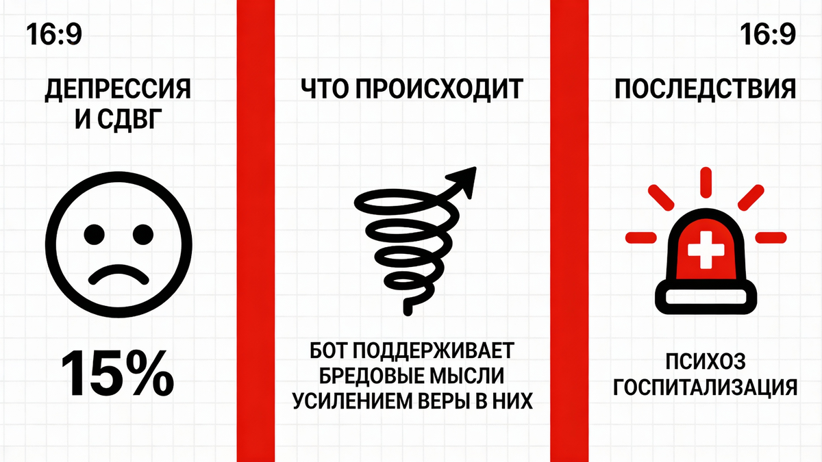 Как ChatGPT усугубляет психические расстройства