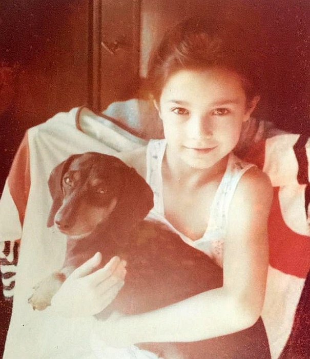 Маленькая Женя Хиривская. Фото: Личный архив