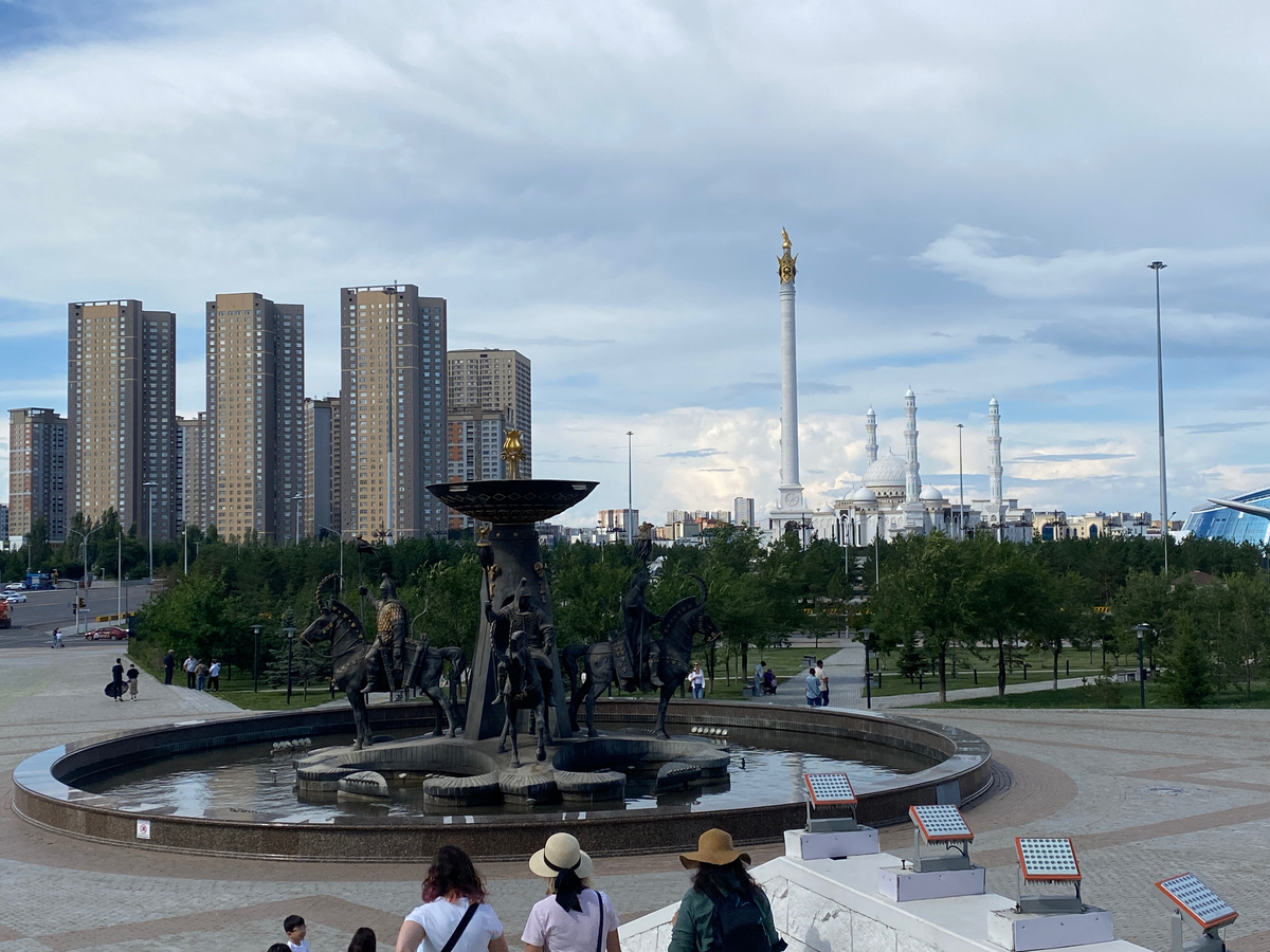 Вид на город