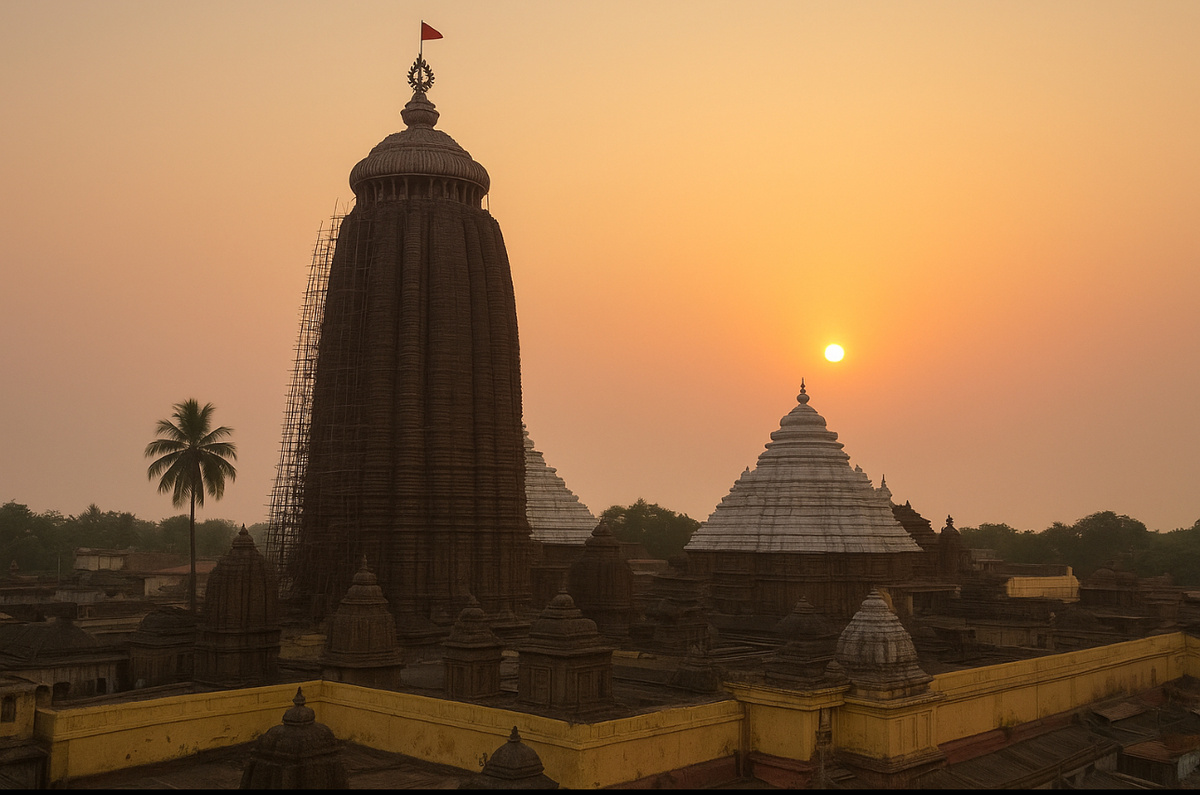 Храм Джаганнатха. Таким его видит ИИ.