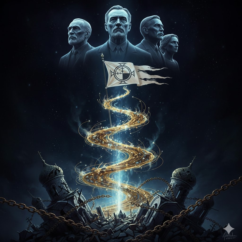 "Богоборческий Геликоид", иллюстрация создана сетью Джемини