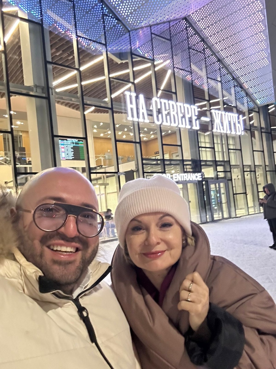 Оганес Казарян голос дудука и Марина Омельченко - орган                 фото из альбома