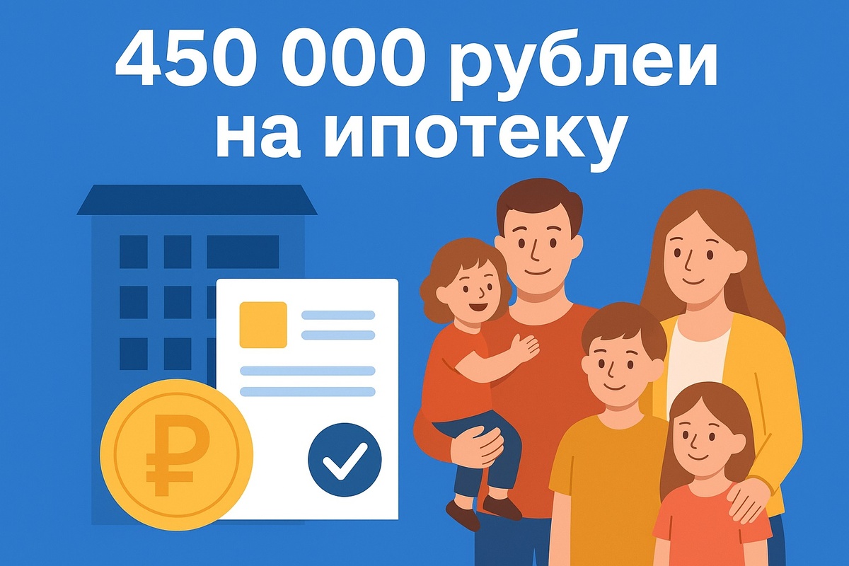Третий ребёнок в семье — это не только радость, но и серьёзная нагрузка на бюджет, особенно если есть ипотека. Хорошая новость: государство может списать до 450 000 рублей с ипотечного долга. Не в виде льготы «на бумаге», а реальными деньгами, которые уйдут напрямую в банк.