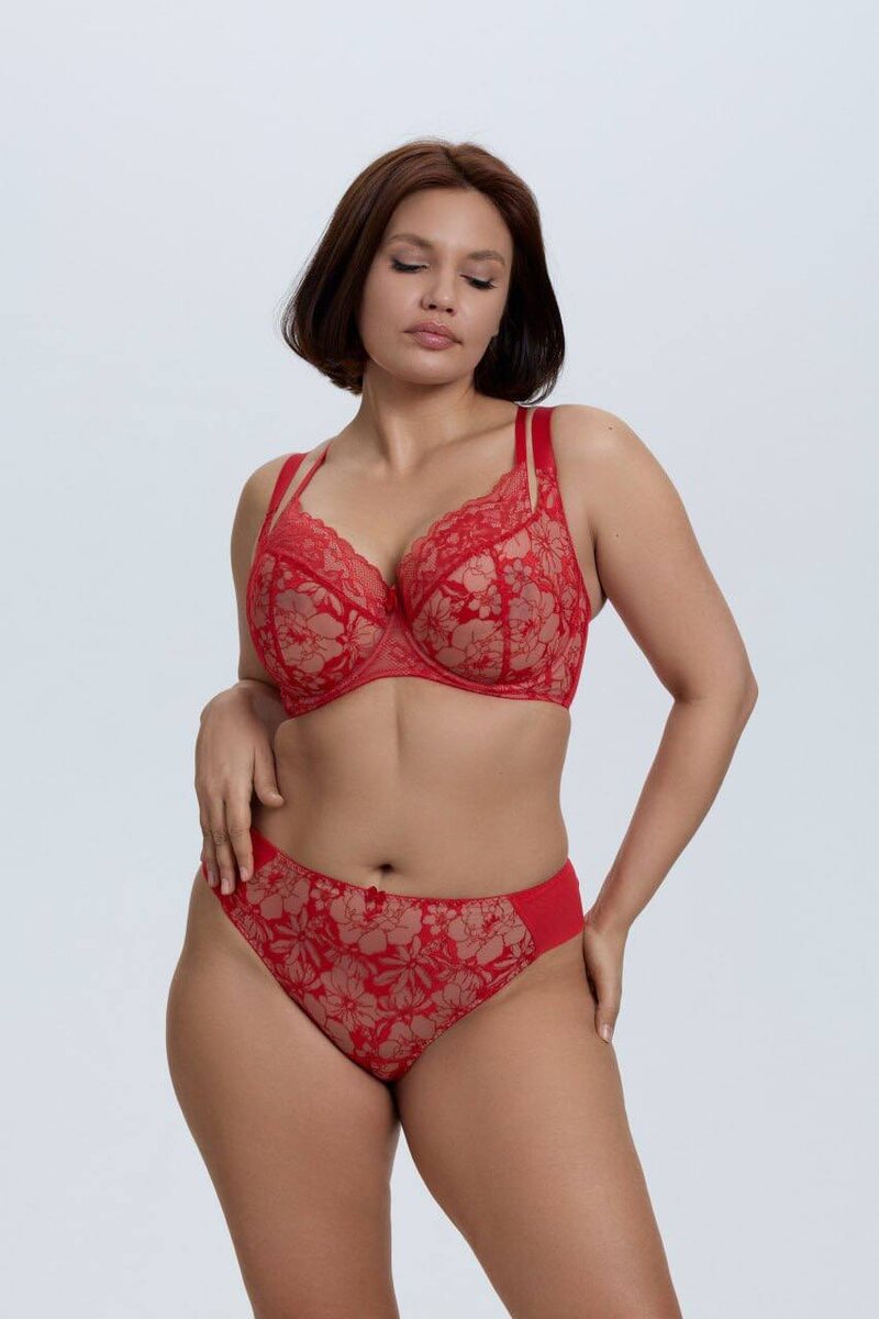 Бюстократия Орхидея мягкая чашка красный / Red