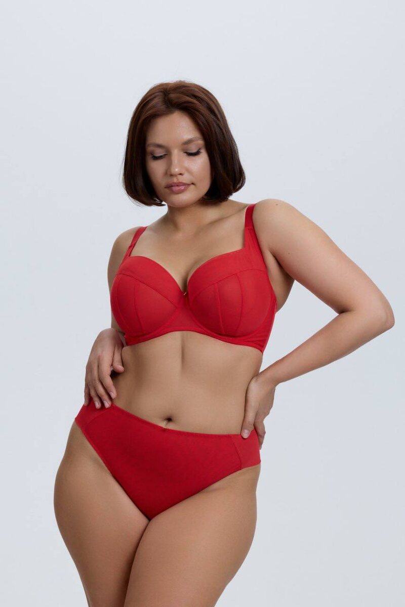 Бюстократия Аура ВМ мягкая чашка красный / Red