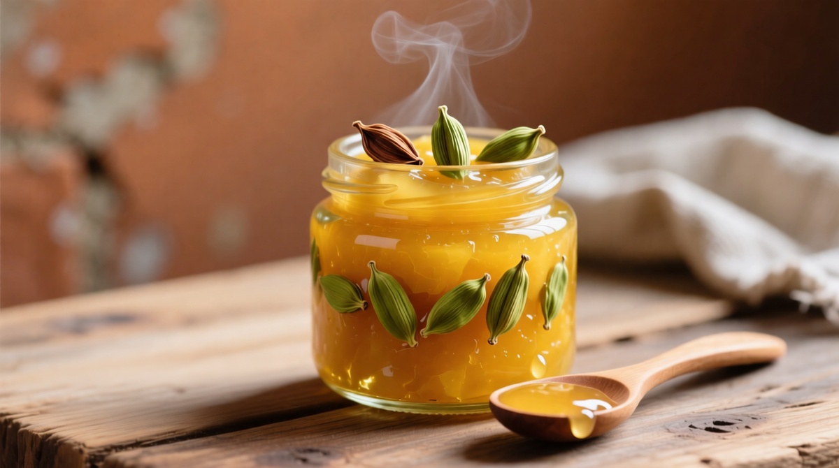 Манговый джем с кардамоном