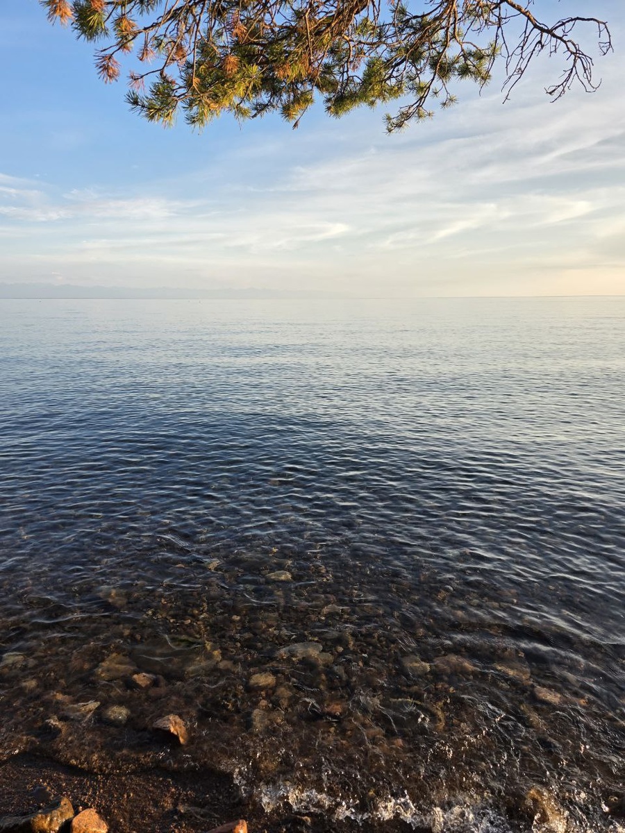 Прозрачная вода и просторы Байкала (фото снято у Больших Котов)