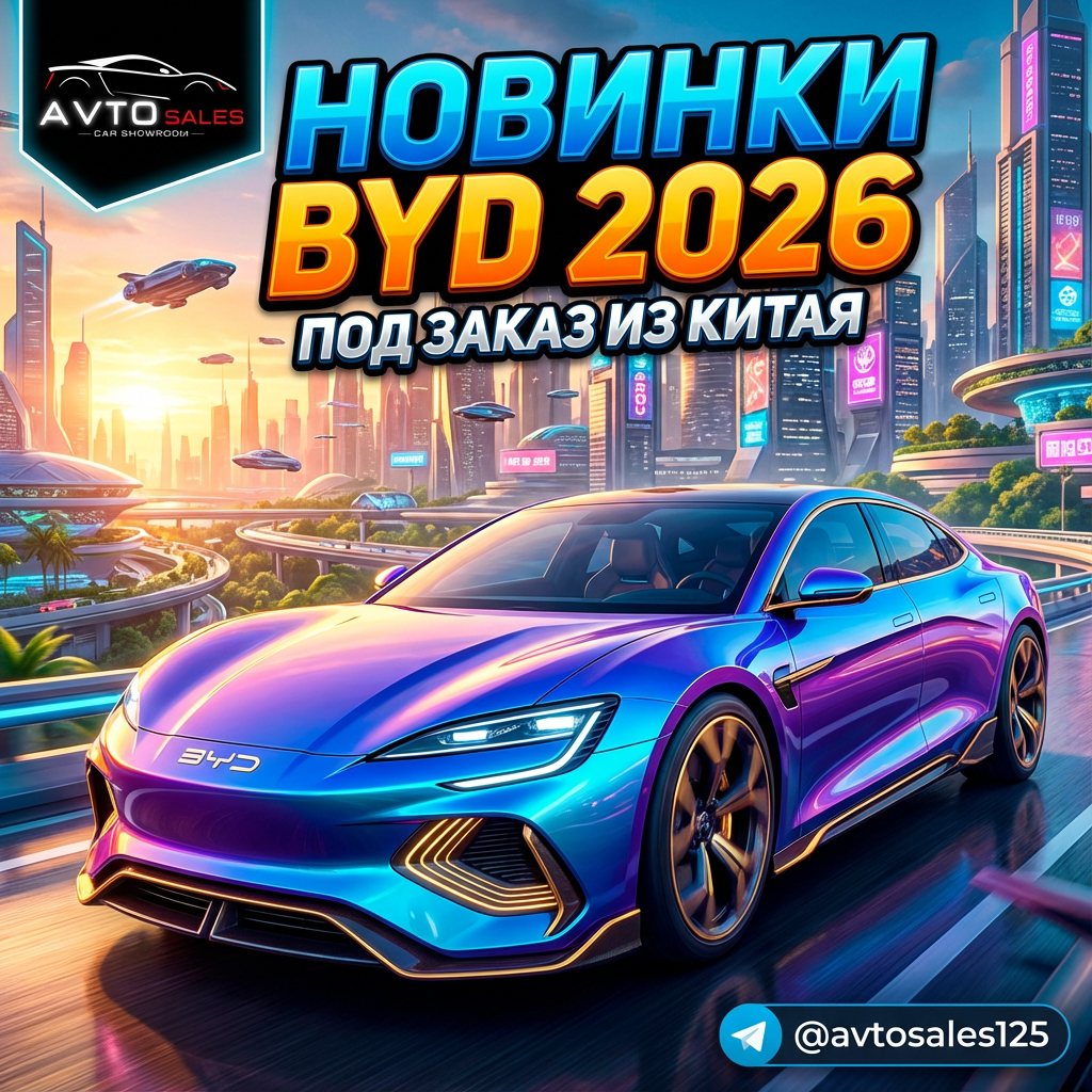    BYD новинки 2026: удивительные модели из Китая, которые стоит заказать! Авто Сейлс