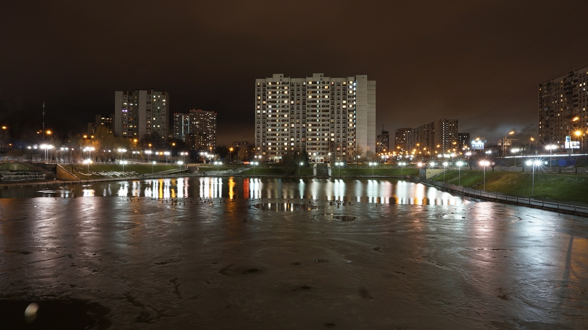 1. Вечерний зимний вид