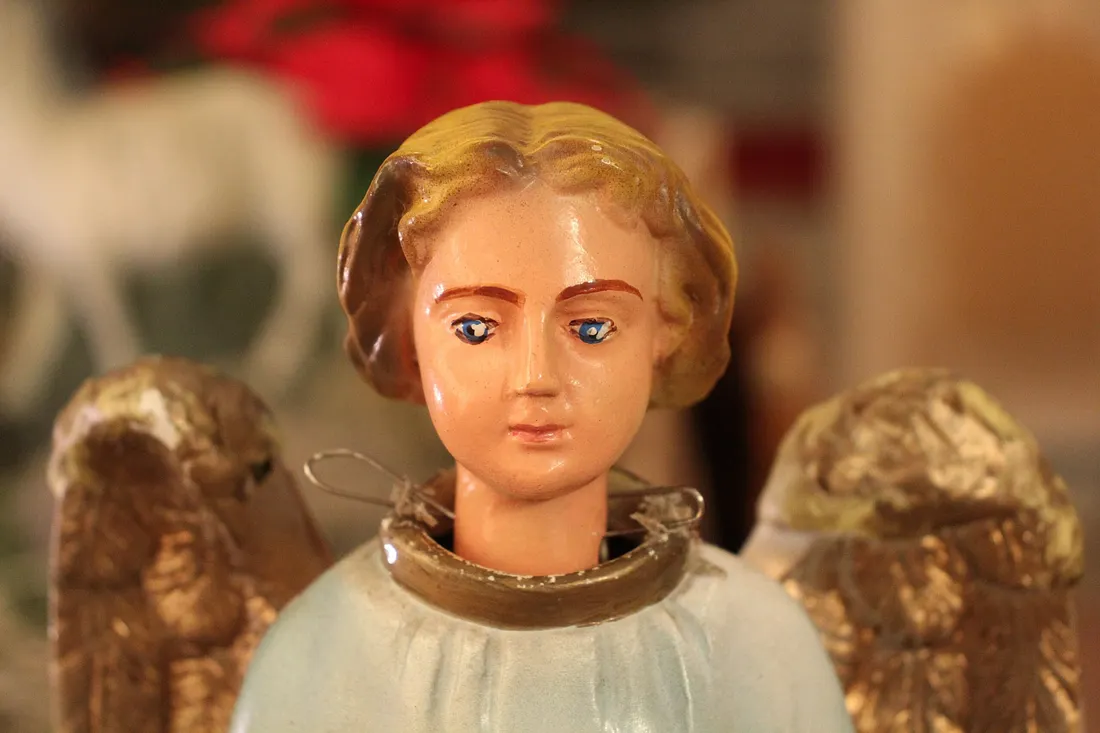 Ангел в церкви святого Вацлава в Кшановицах, Польша.