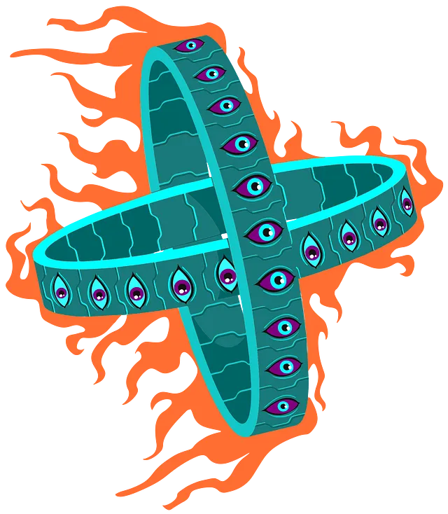 Художественное изображение на основе описания у Иезекииля