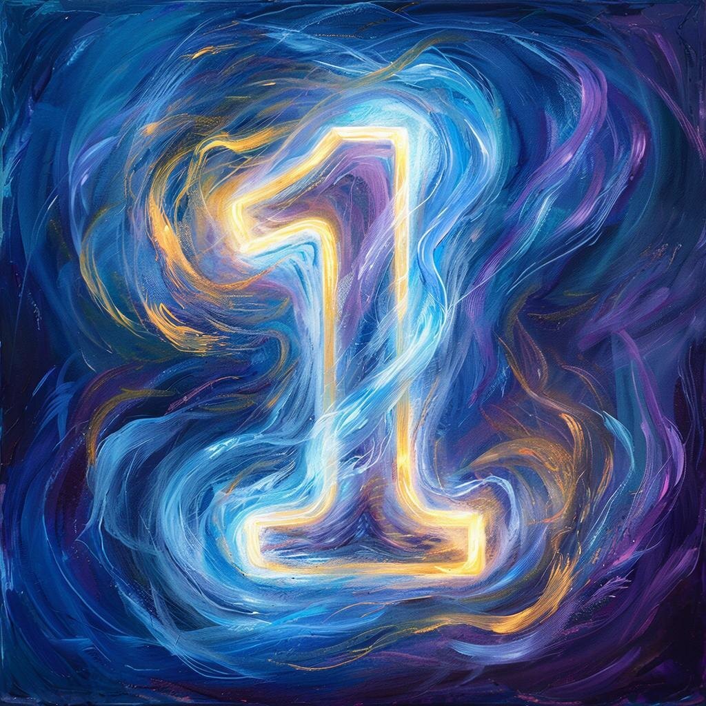 Изображение энергии цифры 1 по версии ИИ.