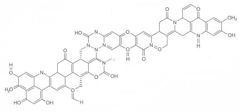 Структурна формула молекулы attacins.