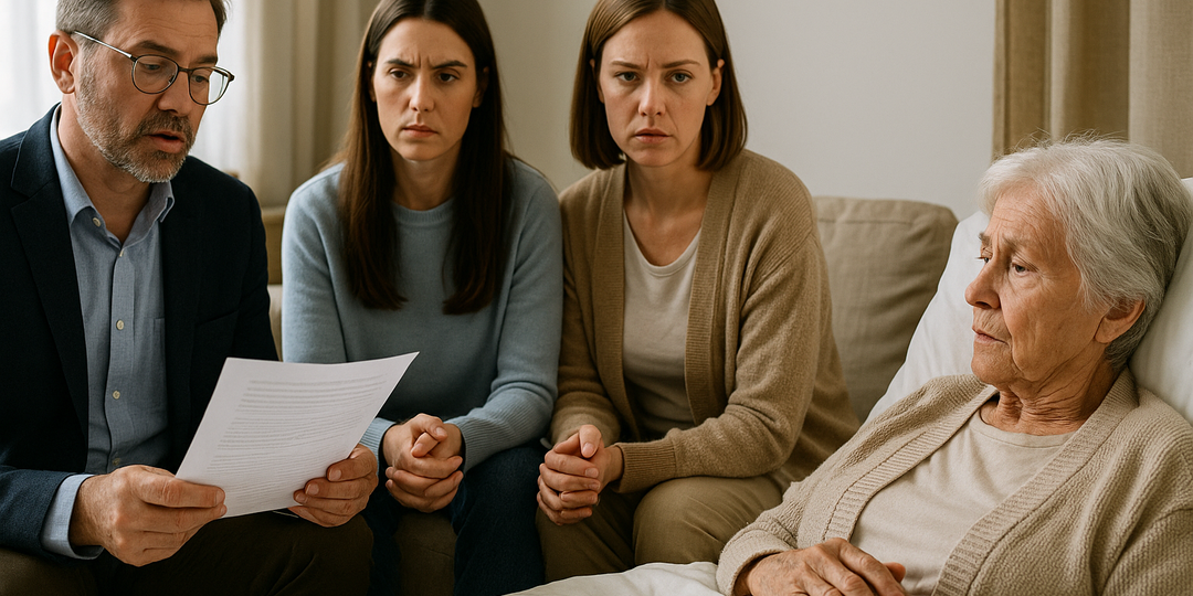 Дочери приехали за наследством, но завещание оказалось написано иначе