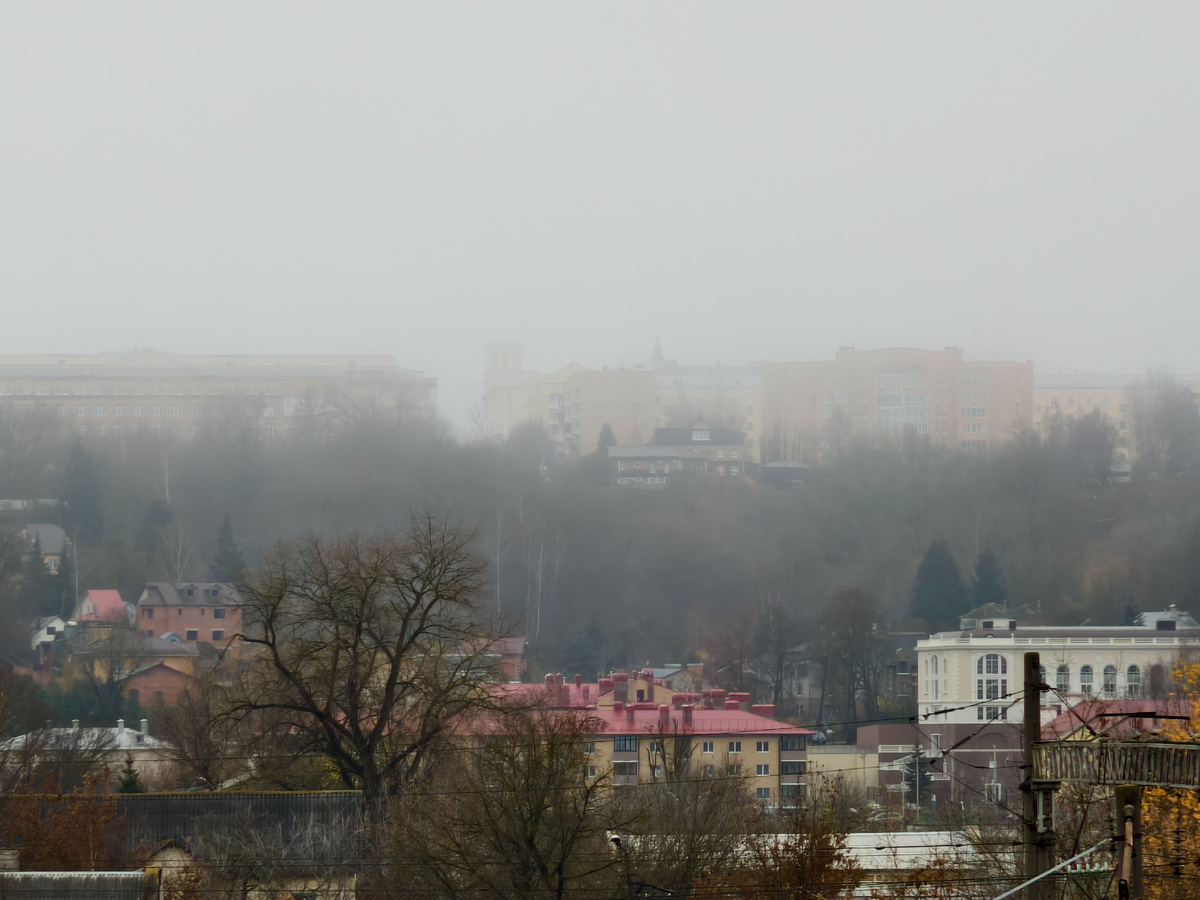 Город в тумане