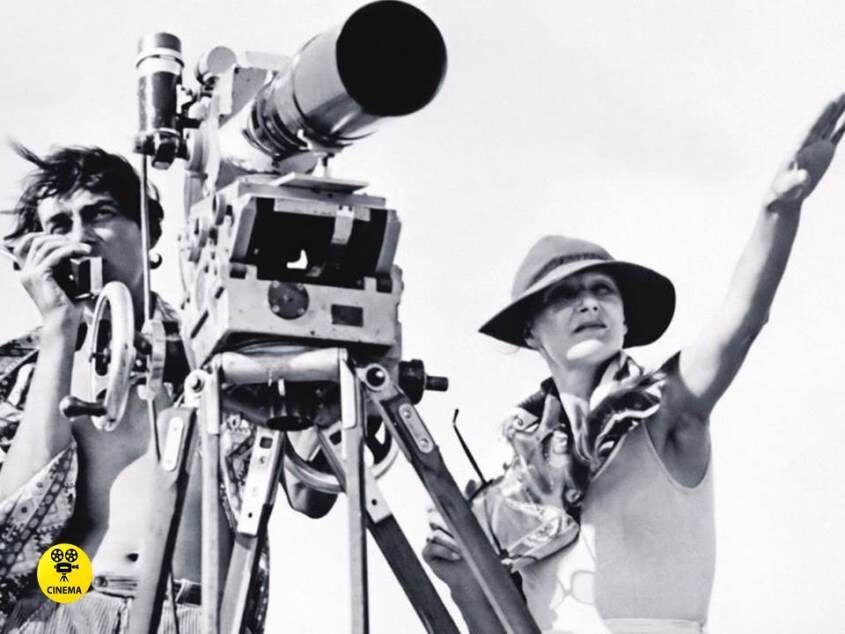 Анатолий Мукасей и Светлана Дружинина на съёмках фильма "Исполнение желаний" (1974).