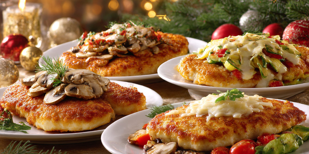 4 варианта куриных отбивных на Новогодний стол - от простых до изысканных