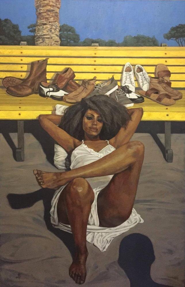 КАРТИНА ЕГИПЕТСКОГО ХУДОЖНИКА ВАЛИДА ИБЕЙДА // Walid Ebeid //  «Землянка»