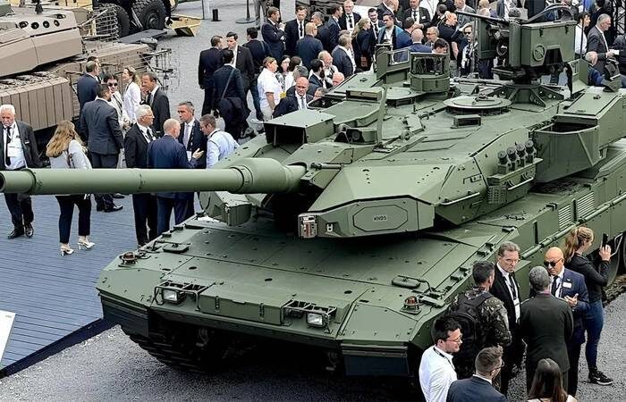 Литва будет осуществлять сборку новейших германских танков Leopard 2 A8. Фото: KNDS Deutschland