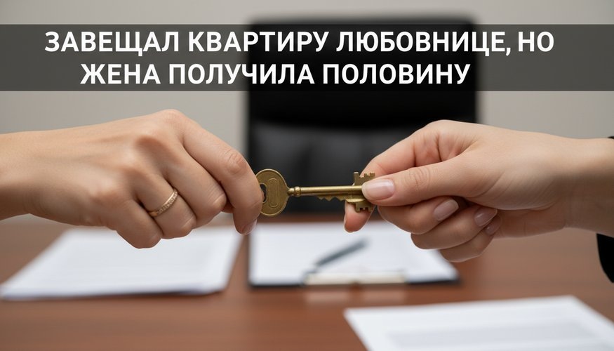 квартира, купленная в браке, по завещанию целиком и полностью отходит любовнице